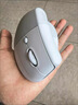 罗技（Logitech）Lift人体工学鼠标 垂直鼠标 小手鼠标 无线蓝牙鼠标 3台设备秒切换 带Logi Bolt接收器 白色 实拍图