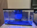 喜高超白玻璃鱼缸智能鱼缸免换水小型客厅水族箱一体式过滤氧气鱼缸 黑色-鱼缸+加热棒 485*225*283mm 实拍图