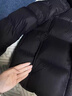芸荨羽绒服女2025新款白鸭绒泡芙短款保暖加厚连帽小个子外套时尚外套 黑色 金标 L 140-160斤【卡码拍小】 实拍图