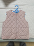 优衣库婴幼儿宝宝PUFFTECH空气棉服可机洗背心马甲25新款478428 10 水粉色 100 实拍图