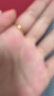 周六福黄18K金戒指女 简约彩金戒指指环生日礼物 KH016028 10号新年礼物 实拍图