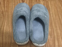 京东京造【温暖御寒】秋冬拖鞋防滑室内毛绒保暖棉拖鞋男士深灰色44-45 实拍图