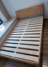 贞赛 床实木床1.5米x2米双人床1.8米x2米高端主卧100%纯实木 床+10cm折叠床垫 1.5*2.0米 实拍图