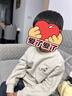 巴拉巴拉童装儿童卫衣秋冬2024男童女童圆领套头摇粒绒上衣潮208424121216 实拍图