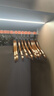洁比世 10支装实木衣架成人服装店衣撑木质衣挂衣服撑子家用木衣架子 实拍图