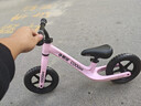 酷骑儿童平衡车1-5岁宝宝滑步车10寸轻便车身初学者S2樱霞粉 酷奇 实拍图