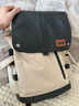 Lee户外双肩包男登山旅行包大容量背包女学生书包16寸电脑包 杏棕色 实拍图