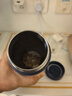 飞利浦 (PHILIPS)烧水杯便携式热水壶恒温杯电热水杯加热水杯烧水壶旅行折叠电热水壶保温杯加热杯养生杯 0.42L 全新升级【恒温】烧水杯 深蓝色 实拍图
