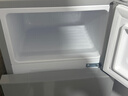 荣事达（Royalstar）小冰箱 租房用小型家用双门电冰箱宿舍冷藏冷冻两用节能 86A158【一级能效】【三天约一度电】银 实拍图