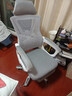 奥伦福特  电脑椅家用办公椅子靠背人体工学椅学习转椅老板座椅游戏电竞椅 【3级气杆+后躺+逍遥+脚踏】白框灰网#焕新款 实拍图