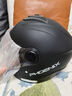 凤凰（Phoenix）新国标A类3C认证电动车摩托车头盔双镜片防雾防风保暖哑黑 男女四季通用电瓶车3/4半盔冬季安全帽 实拍图