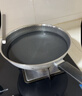九阳（Joyoung）炒锅304不锈钢蜂窝不粘炒锅炒菜锅平底煎锅家用不挑炉灶30cm 实拍图