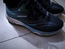 回力男鞋春季新款软底运动鞋男潮流百搭休闲跑步鞋 黑湖蓝-皮面款 40 实拍图