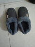 俞兆林（YUZHAOLIN）棉拖鞋女居家保暖棉鞋男pu防水包跟月子拖鞋 YS102 实拍图