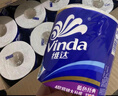 维达（Vinda）有芯卷纸【孙颖莎推荐】蓝色经典4层140克*27卷 卫生纸纸巾 整箱 实拍图