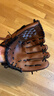 蒙拓嘉 棒球手套垒球投球儿童青少年成人装备体育课内野投手捕手手套  S码 棕色带1个软式棒球 实拍图