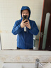 美津浓（MIZUNO）户外夹克男连帽梭织透气情侣锋衣加绒加厚加棉外套男上衣 实拍图