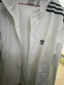 adidas经典三条纹运动连帽夹克外套男女春季阿迪达斯三叶草 亮白   2XL 实拍图