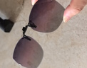 派丽蒙近视墨镜夹片女款眼镜框开车偏光太阳镜夹片超轻夏天防晒防紫外线 实拍图