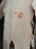 童泰婴儿衣服新生儿连体衣秋冬季夹棉保暖宝宝衣服纯棉蝴蝶哈衣2件装 粉色小花 66cm 实拍图