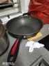 炊大皇炒锅不粘锅32cm少油烟平底炒菜锅煎锅电磁炉明火通用锅WG15068 实拍图