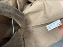 优衣库【狂欢价】女装休闲拉链短茄克/外套巴恩风翻领夹克 479208 32 深米色 XL /165/92A 实拍图