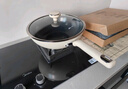 小熊（Bear）陶瓷精铁炒锅无化学涂层炒菜锅 32cm家用平底锅电磁炉燃气灶通用 实拍图