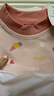 笛莎（DEESHA）女童100%纯棉5A级抑菌保暖内衣儿童秋衣秋裤套装浅玉满印小花110 实拍图