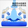 世家胶棉拖把28CM 123CM拖杆 2头四面挤水免手洗吸水对折胶棉 实拍图