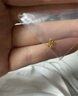 金小貅黄金转运珠足金999碎金子三角隔珠配件手链diy隔片实心珠配饰 0.21g,碎金约2颗【多退少补】 实拍图
