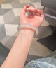 YYYDS 冰种飘花白玉髓手镯月光玛瑙女翡翠荔枝冻七夕情人节礼物送女友 月光玛瑙手镯-内径51-52mm 实拍图