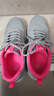 骆驼（CAMEL）网面透气跑步女鞋轻量健步运动鞋子  CD2223L6852 灰/梅红 39 实拍图