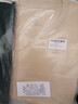 立蒙（LIMENG）男女装素色180g全棉短袖t恤圆领宽松体恤打底衫 卡其 3XL 实拍图