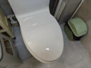 潜水艇马桶盖通用坐便器盖子家用加厚盖板老式抽水马桶圈器配件缓降 V型叠盖款MG11 长底座快拆 实拍图