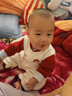 班杰威尔婴儿衣服秋冬季夹棉连体衣宝宝保暖哈衣爬服  保暖小红马2件装 80 实拍图