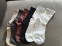 棉满满袜子男士长筒袜秋冬季100%纯棉10A抗菌防臭长袜2025加长高筒袜5双 实拍图