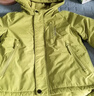 davebella戴维贝拉儿童棉服女童棉衣外套2021冬装男童宝宝加厚连帽棉袄DB16285牛油果绿90cm 实拍图
