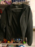 骆驼（CAMEL）薄绒风衣女户外防泼水修身梭织外套 J23CAYL6066 幻影黑 M 实拍图