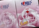 心相印（Mind Act Upon Mind）手帕纸玫瑰小包纸巾 婚宴面巾纸餐巾纸迷你手帕纸便携式实惠装 3层 8片*100包 实拍图