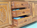 华延堂全实木电视柜客厅家用正宗金花梨木菠萝格中式古典电视机柜加高款 花梨色 1.8米【长180*宽54*高68.5cm】 实拍图