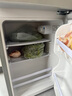 奥克斯小冰箱家用小型迷你冷藏冷冻两用出租房宿舍用节能省电寝室办公室电冰箱 【全国联保】42A156D银【节能省电】 实拍图