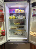 格力晶弘332升法式多门家用一级变频冰箱 -33°深冻储鲜  玻璃面板 风冷无霜超薄电冰箱【官方正品】 BCD-332WPQG/霞光紫 玻璃面板 一级能效-33°深冻 实拍图