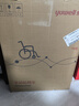 鱼跃(yuwell)手动轮椅车2000便携式轻便折叠铝合金手推可登机老人旅行 实拍图