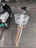 飞鸽（FLYING PIGEON）自行车成人通勤车自行车学生单车成人自行车通勤自行车女士自行车 标配奶油米|单速|辐条轮+礼包 24寸适合150-170cm 实拍图