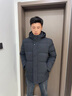 俞兆林中老年人羽绒服男装冬季男士保暖加厚爸爸羽绒服连帽外套爷爷装 灰色 2XL (建议140-160斤) 实拍图