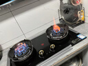 创维（Skyworth）【国家补贴】灶具燃气灶煤气灶双灶家用双九孔4.8kW聚能定时猛火台/嵌入式钢玻面板Z213B液化气 实拍图