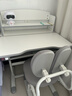 益威（EIEV）儿童学习桌椅套装作业学习桌学习椅书桌椅小学生可升降写字桌课桌 豪华收纳书桌+双背正姿椅+无灯灰 实拍图