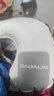JAJALIN充气枕头旅行枕按压充气便携腰靠垫抱趴枕午睡户外旅行用品灰色 实拍图