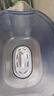 飞利浦（PHILIPS）净水壶 滤水壶 家用净水器 厨房自来水过滤器 滤水器 过滤器滤芯 便携净水杯 AWP2814蓝色/白色 6枚散装滤芯【专家版】 实拍图