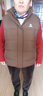 骆驼（CAMEL）户外防泼水羽绒马甲女90%绒子背心外套 J25CR2L5006 荆褐 XXL 实拍图
